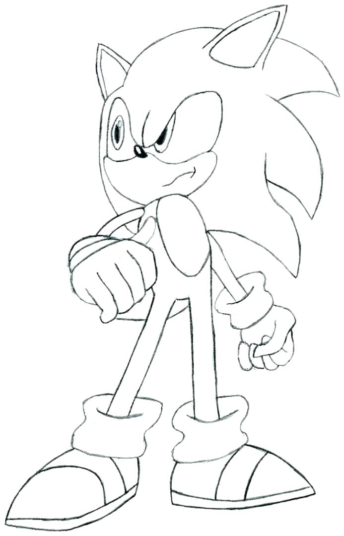 693x1080 Sonic Pictures To Color Also Sonic Coloring Pages Online Sonic