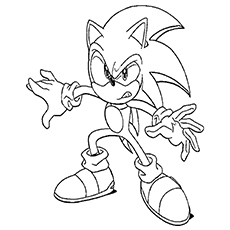 230x230 Sonic The Hedgehog Coloring Pages