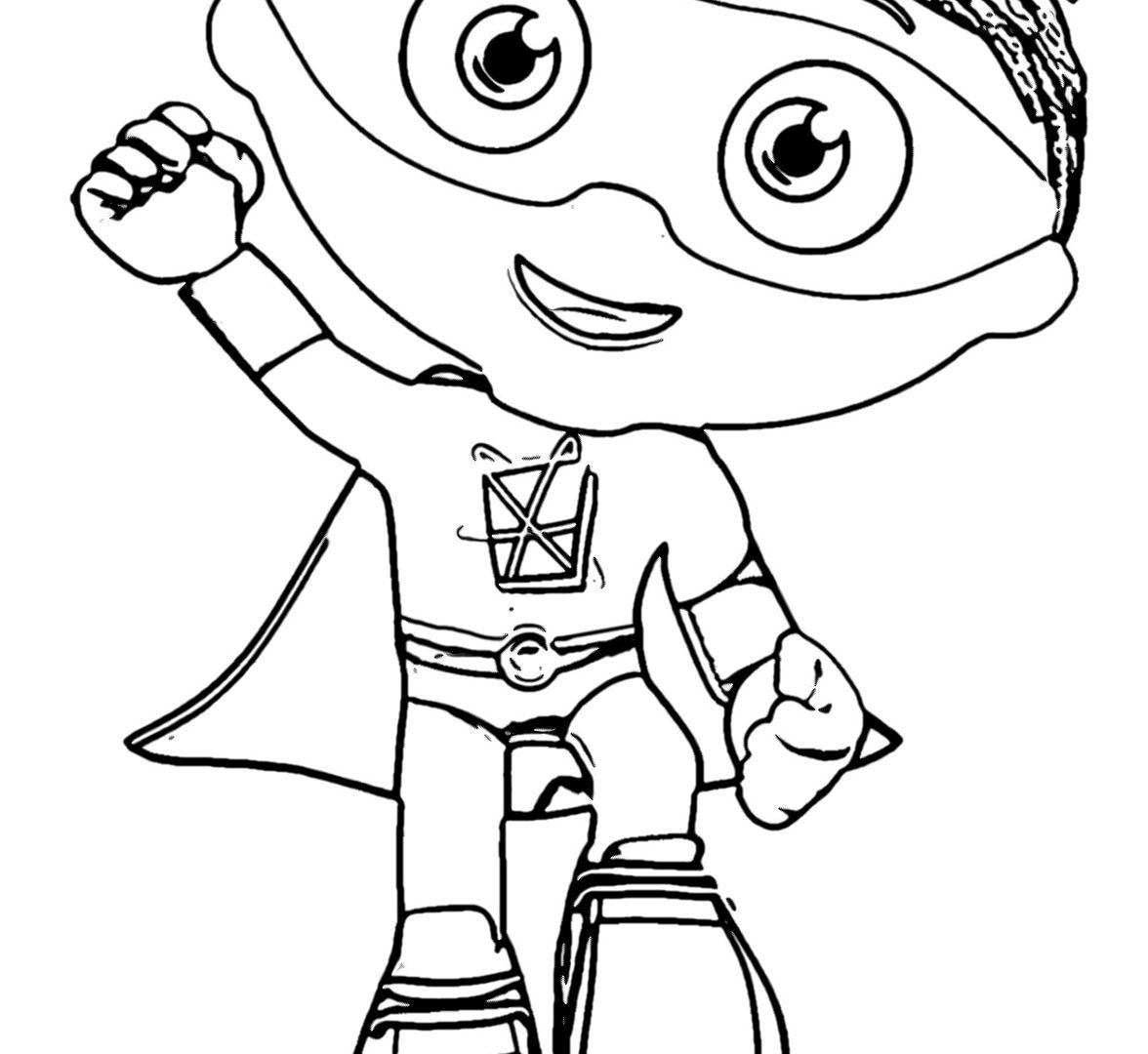 1176x1080 Super Why Coloring Pages Best For Toddler Cartoon Free Printable