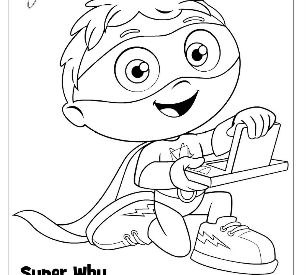 1203x1080 Super Why Coloring Pages To Print Com