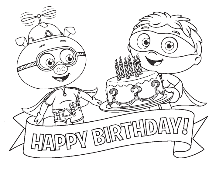688x565 Super Why Coloring Pages