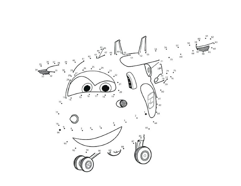 776x600 Super Wings Coloring Pages Also Super Wings Connect The Dots