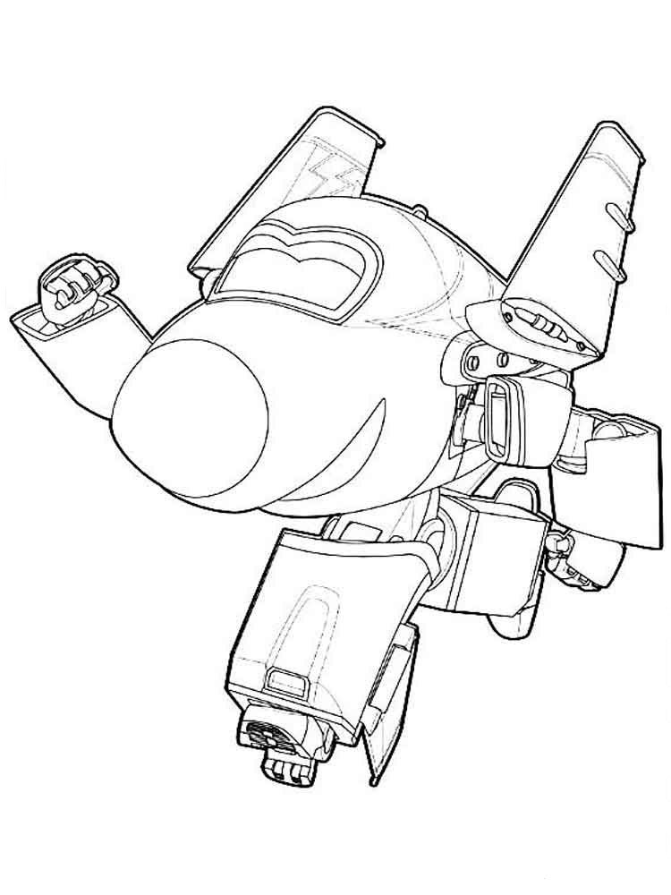 750x1000 Super Wings Coloring Pages