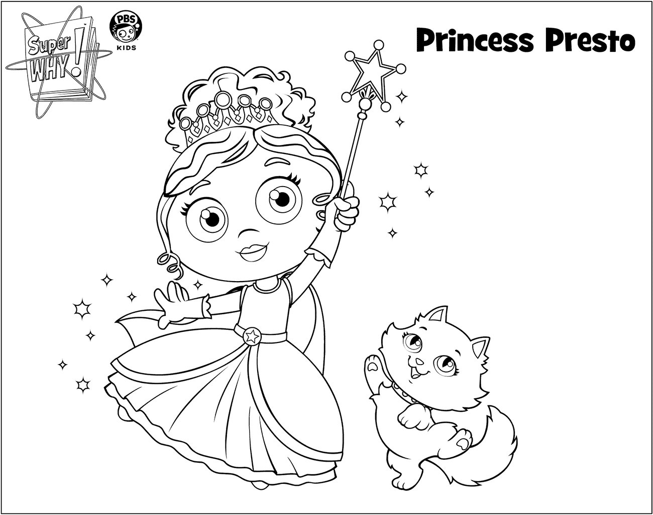 1300x1024 Super Why Coloring Pages