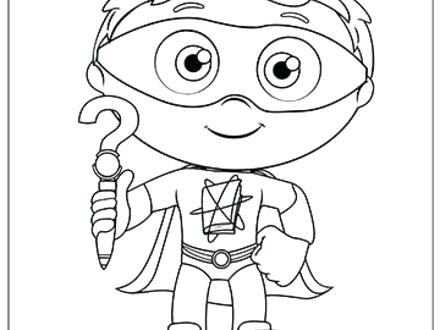 440x330 Super Y Coloring Pages Super Why Coloring Book Pages From Super