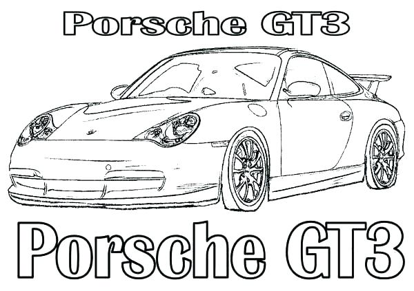 600x423 Super Car Coloring Page For Kids Porsche Carrera Gt Coloring Pages