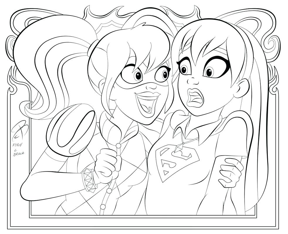 982x800 Supergirl Coloring Pages Coloring Pages To Download And Print