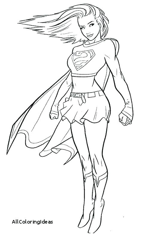 Supergirl Coloring Pages at GetDrawings | Free download
