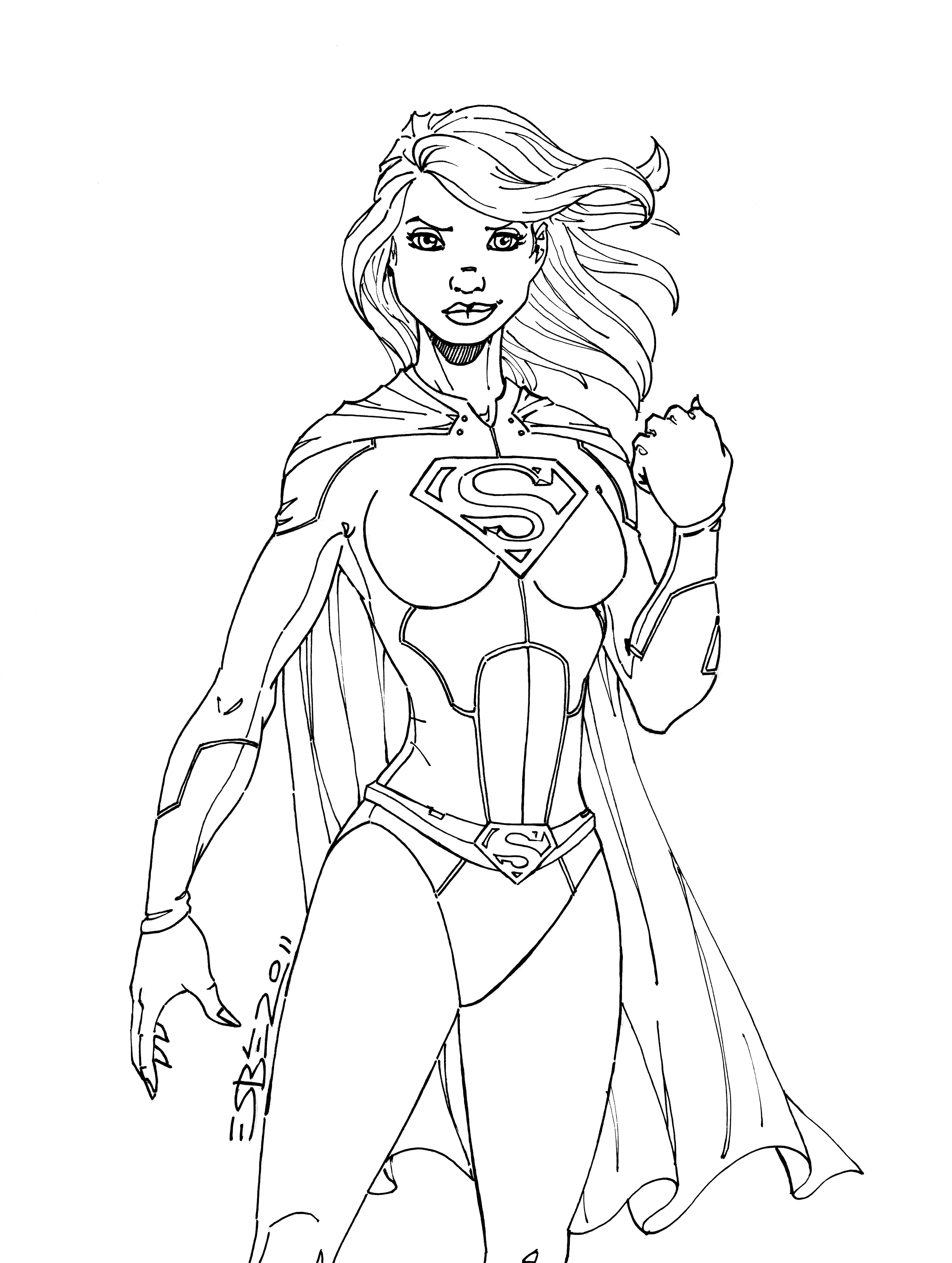 2478x3288 Supergirl Coloring Pages Best Coloring Pages For Kids Supergirl