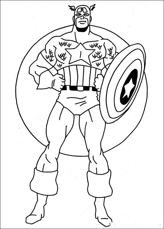 567x794 Superhero Coloring Pages Printable
