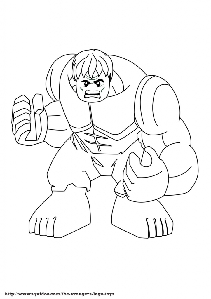 723x1024 Free Lego Marvel Superheroes Hulk Coloring Sheet In Superhero