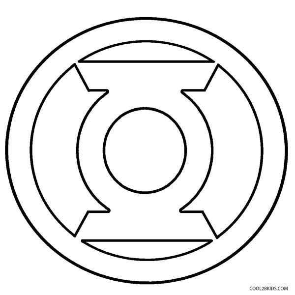 600x600 Printable Green Lantern Coloring Pages For Kids