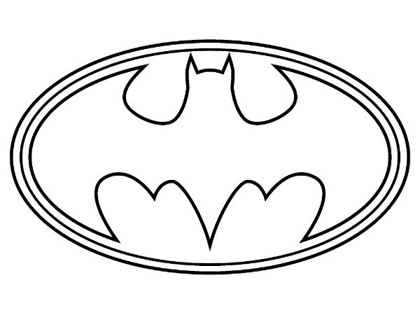 600x450 Superhero Logos Coloring Pages