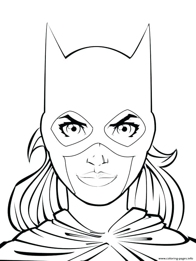 671x894 Flash Mask Coloring Page