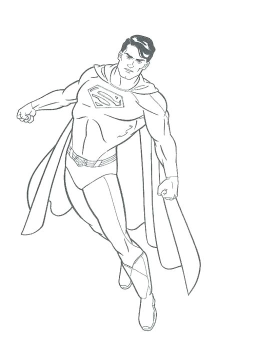 518x724 Free Superman Pictures To Print Kids Coloring Superman Coloring