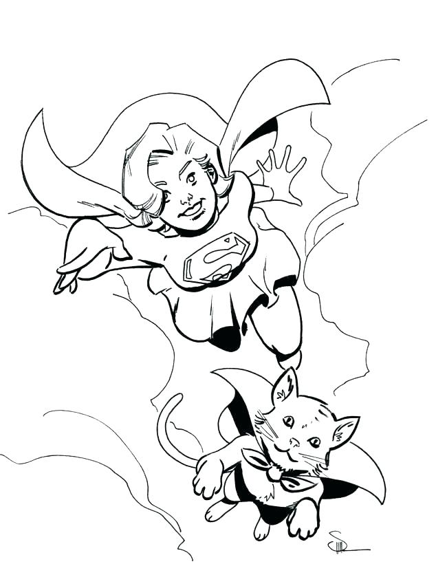 634x836 Superman Cartoon Coloring Pages Fuhrer Von