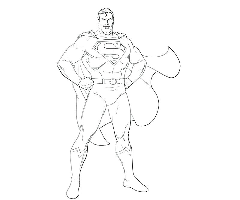 800x667 Coloring Pages For Kids Online Superman Cartoon Pictures Cute