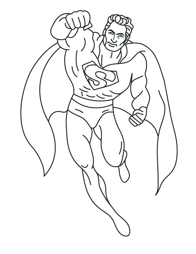 650x842 Superman Color Page Color Page For Kids Printable Coloring Books