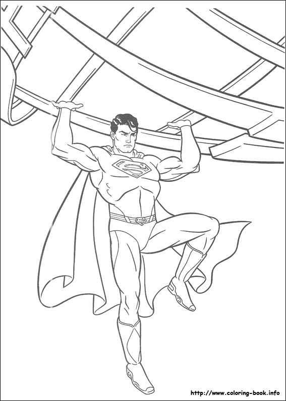 567x794 Superman Coloring Pages On Coloring