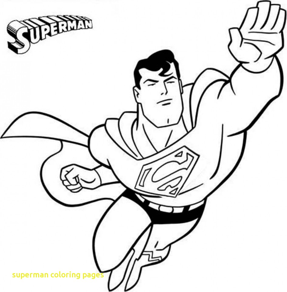 944x960 Superman Coloring Pages Color On Printable Sup Ribsvigyapan