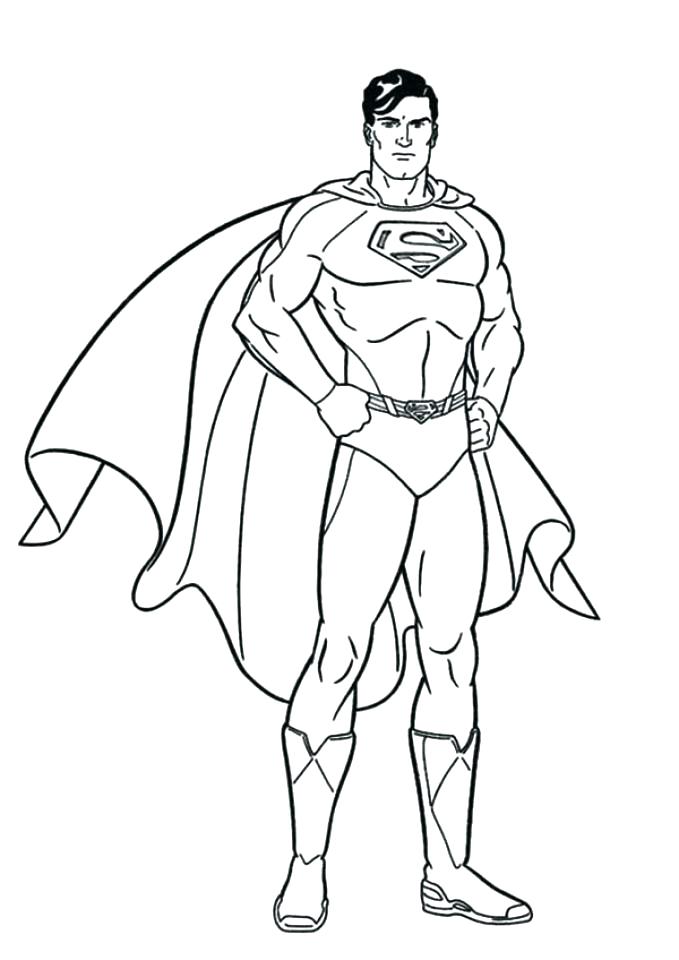 679x960 Coloring Pages Superman Superman Coloring Pages Print Printable