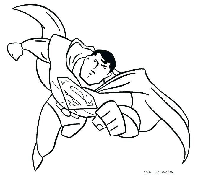 670x596 Coloring Pages Of Superman