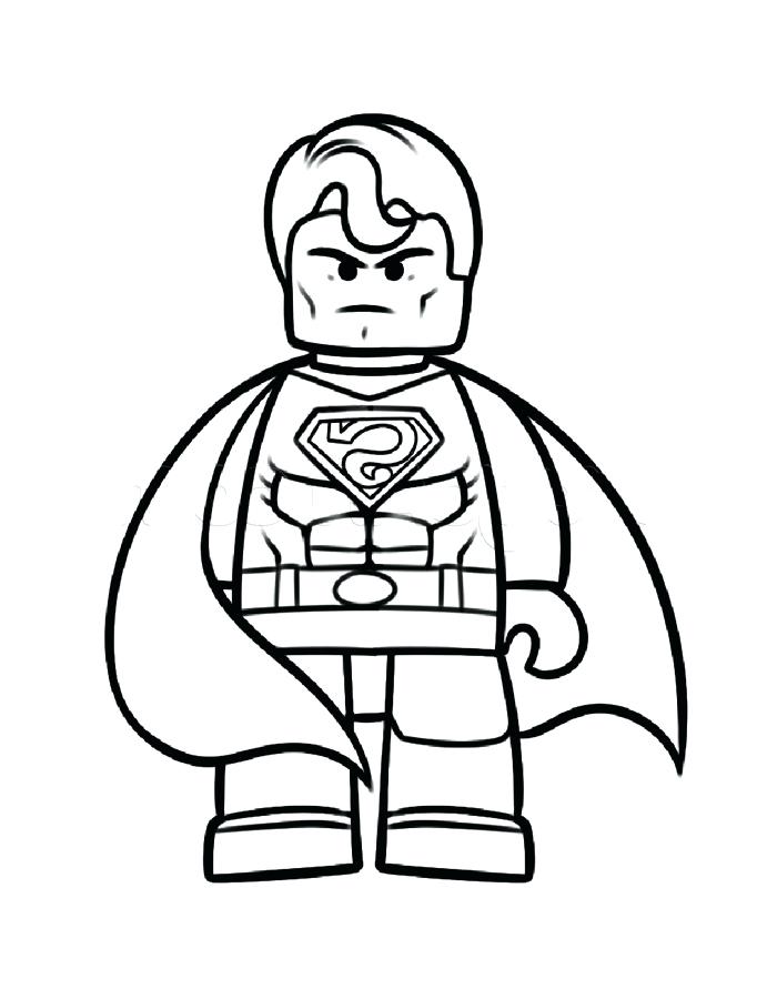 700x900 Lego Superman Coloring Pages Superman Coloring Pages Printable
