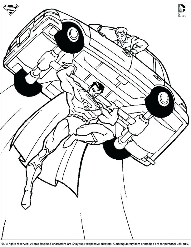 612x792 Superhero Coloring Page Superman Symbol Coloring Pages Superman
