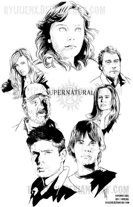 564x877 Supernatural Coloring Pages To Download And Print For Free