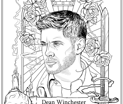 Supernatural Coloring Pages At Getdrawings Free Download