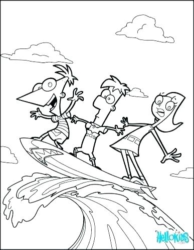 387x500 Surfing Coloring Pages Printable Surfing Coloring Pages Surfboard