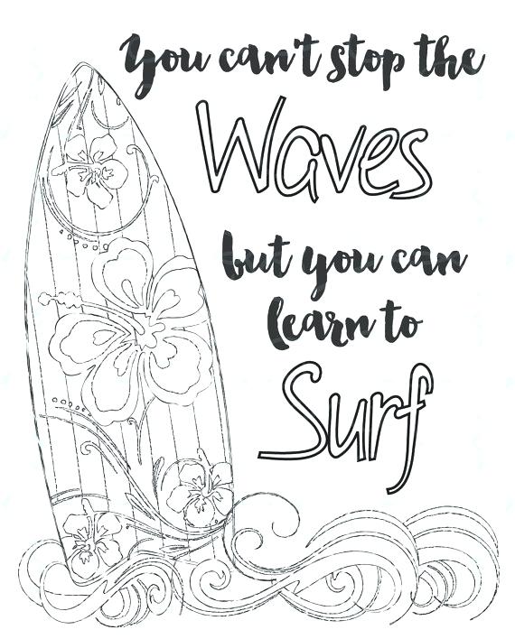 570x708 Surfing Coloring Pages Surfing Waves Coloring Pages