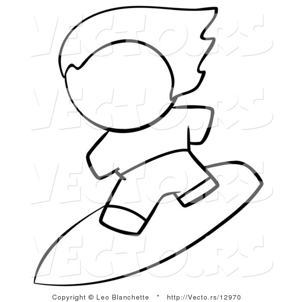 600x620 Vector Of Surfer Dude