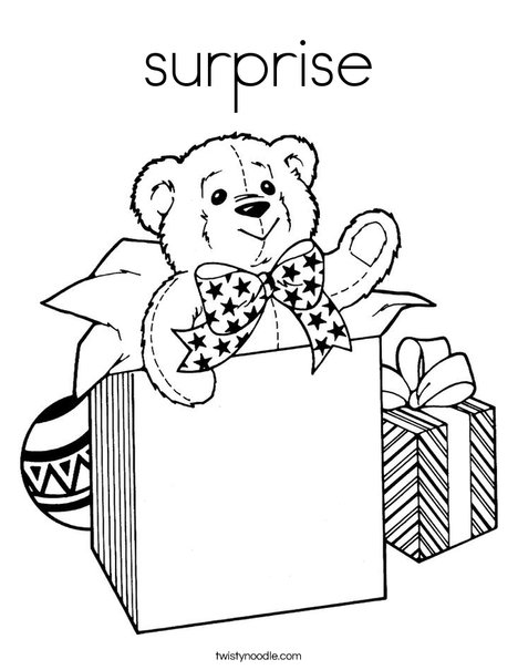 468x605 Surprise Coloring Page
