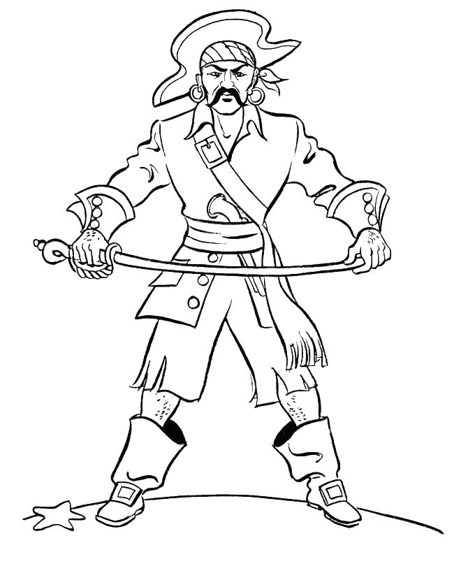 670x820 Pirate Coloring Pages Free Printable