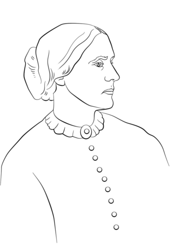 333x480 Susan B Anthony Coloring Page