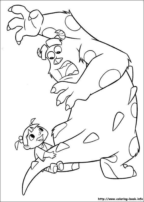 567x794 Monsters, Inc Coloring Pages On Coloring