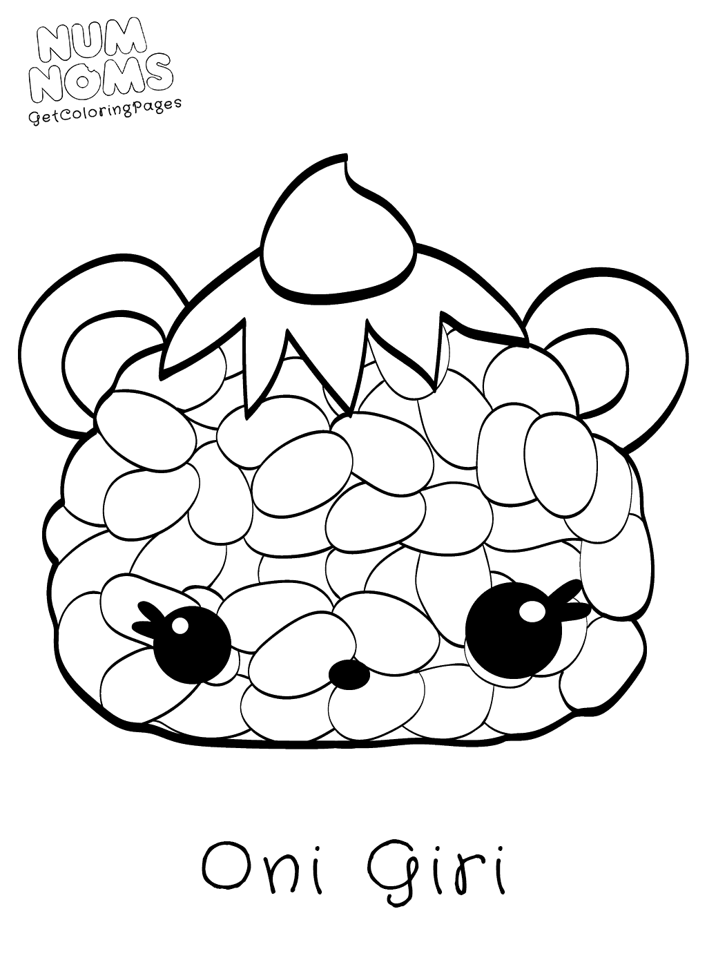 1024x1400 Sushi Oni Giri Numnoms Coloring Sheets