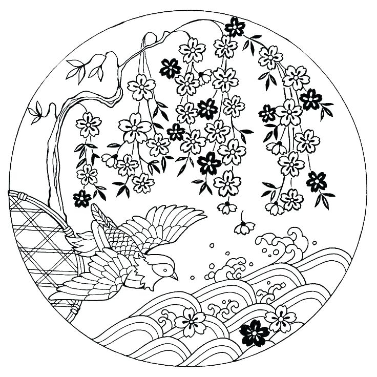 736x736 Japanese Food Coloring Pages