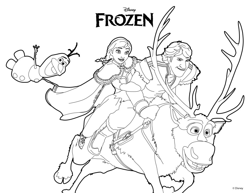 1060x820 Frozen Kristoff Coloring Pages