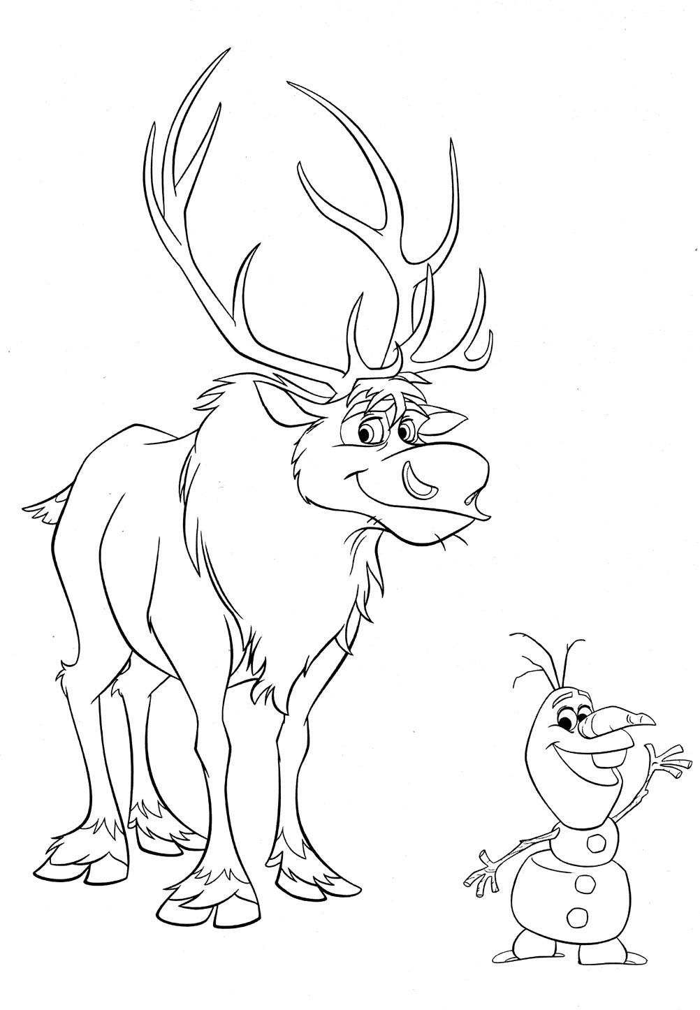 1002x1446 Baby Sven Coloring Pages Download Coloring For Kids