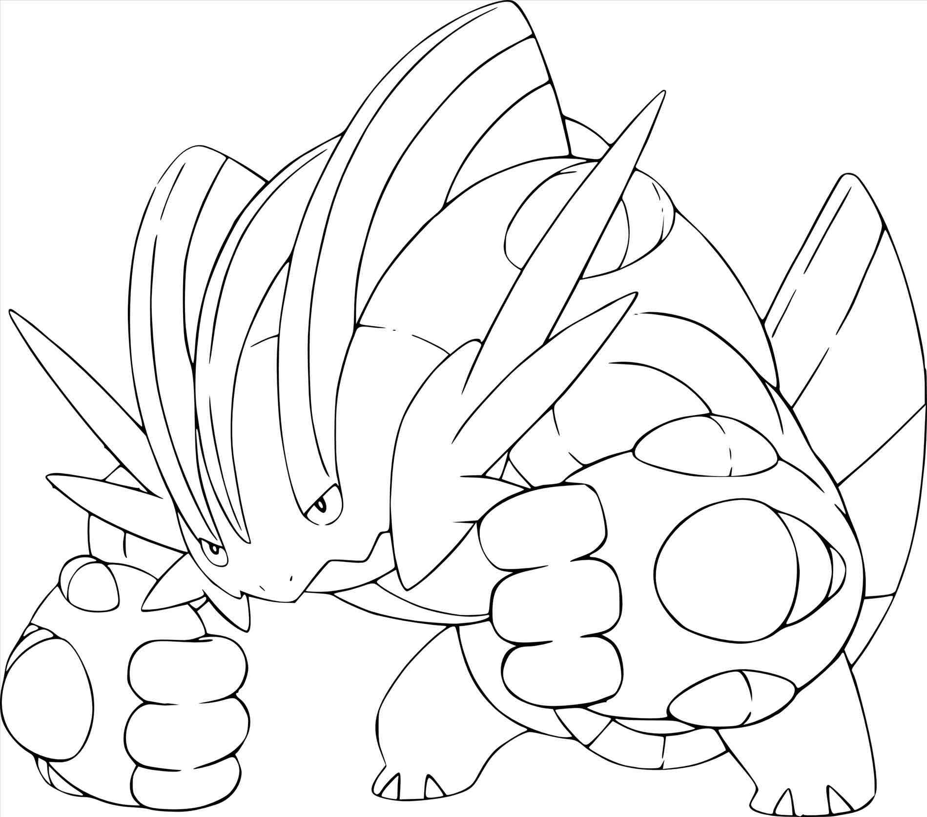 1899x1675 Mega Swampert Coloring Pages Web Coloring Pages