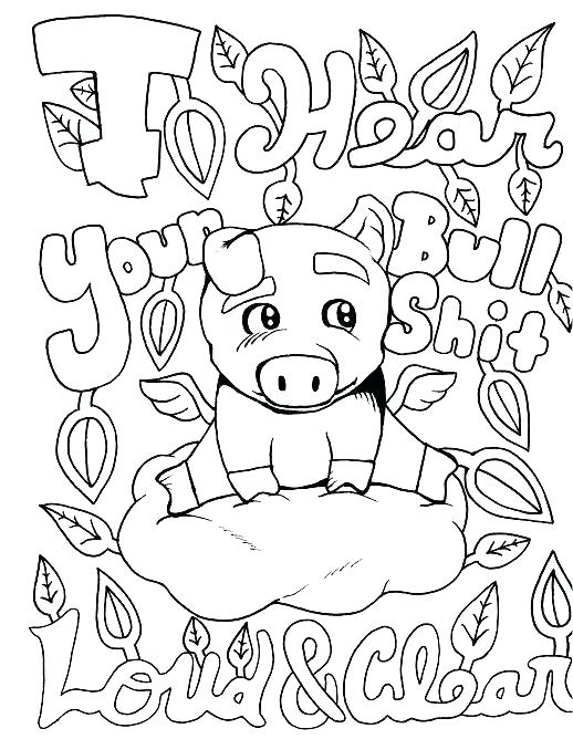 518x668 Printable Curse Word Coloring Pages Good Swear Coloring Pages Free