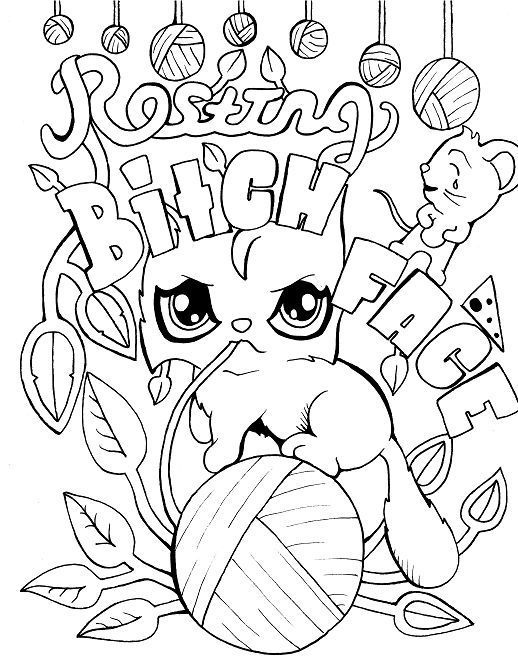 518x668 Best Swear Color Pages Images On Coloring Pages