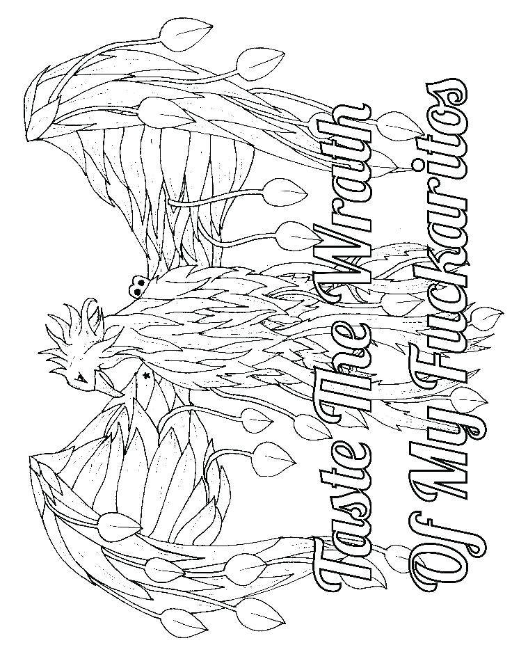 736x960 Swear Coloring Pages Free