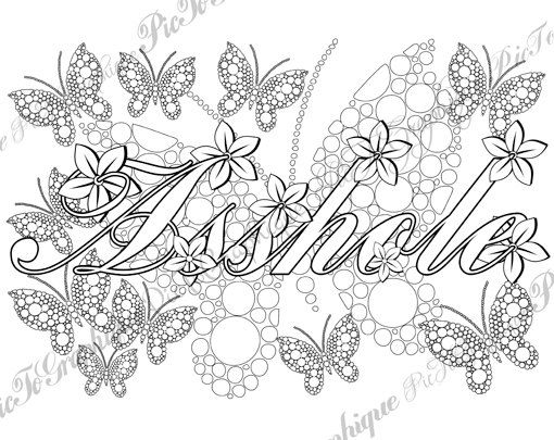 510x405 Curse Word Coloring Sheets