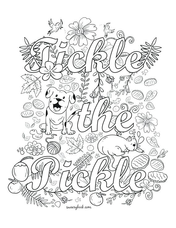 570x738 Free Swear Word Coloring Pages To Print