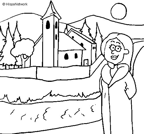 505x470 Sweden Coloring Page