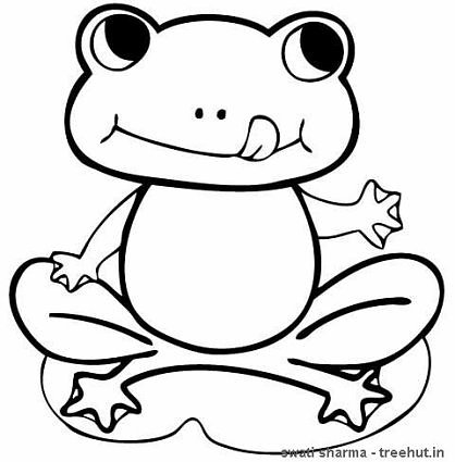 418x425 Stylish Inspiration Frog Coloring Pages Frogs