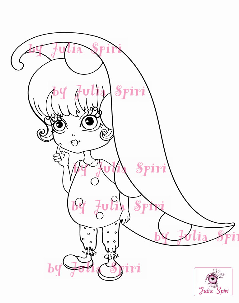 768x973 Digital Stamps, Digi St Coloring Pages, Girl St Sweet Pea